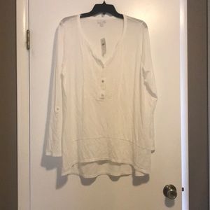 White Peasant Top